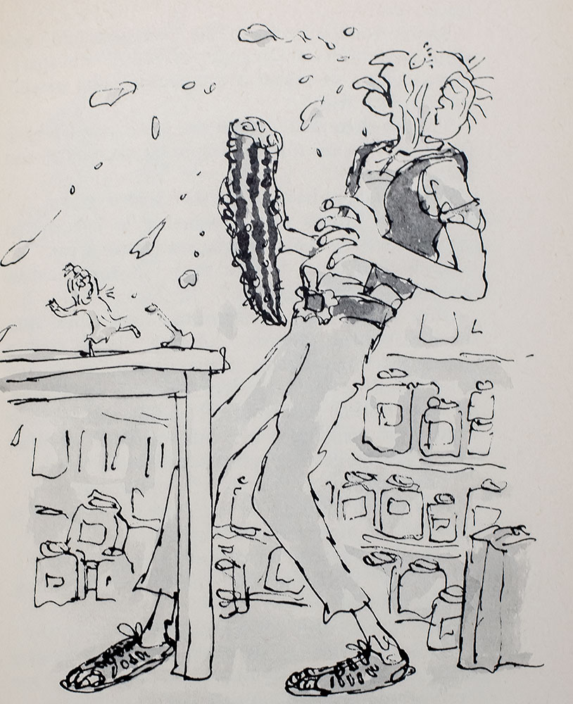 The BFG: Illustrations by Quentin Blake.