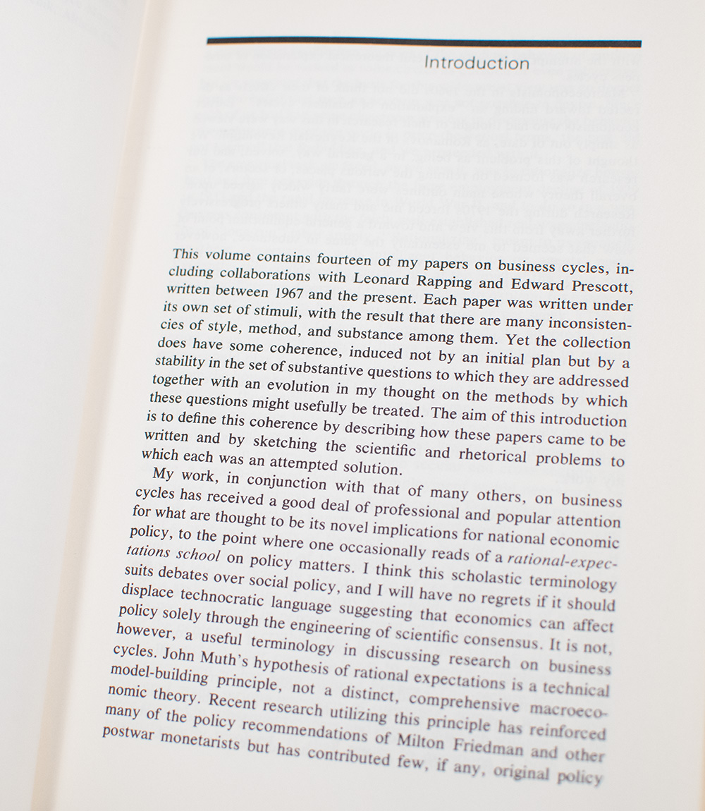 Studies in Business-Cycle Theory.