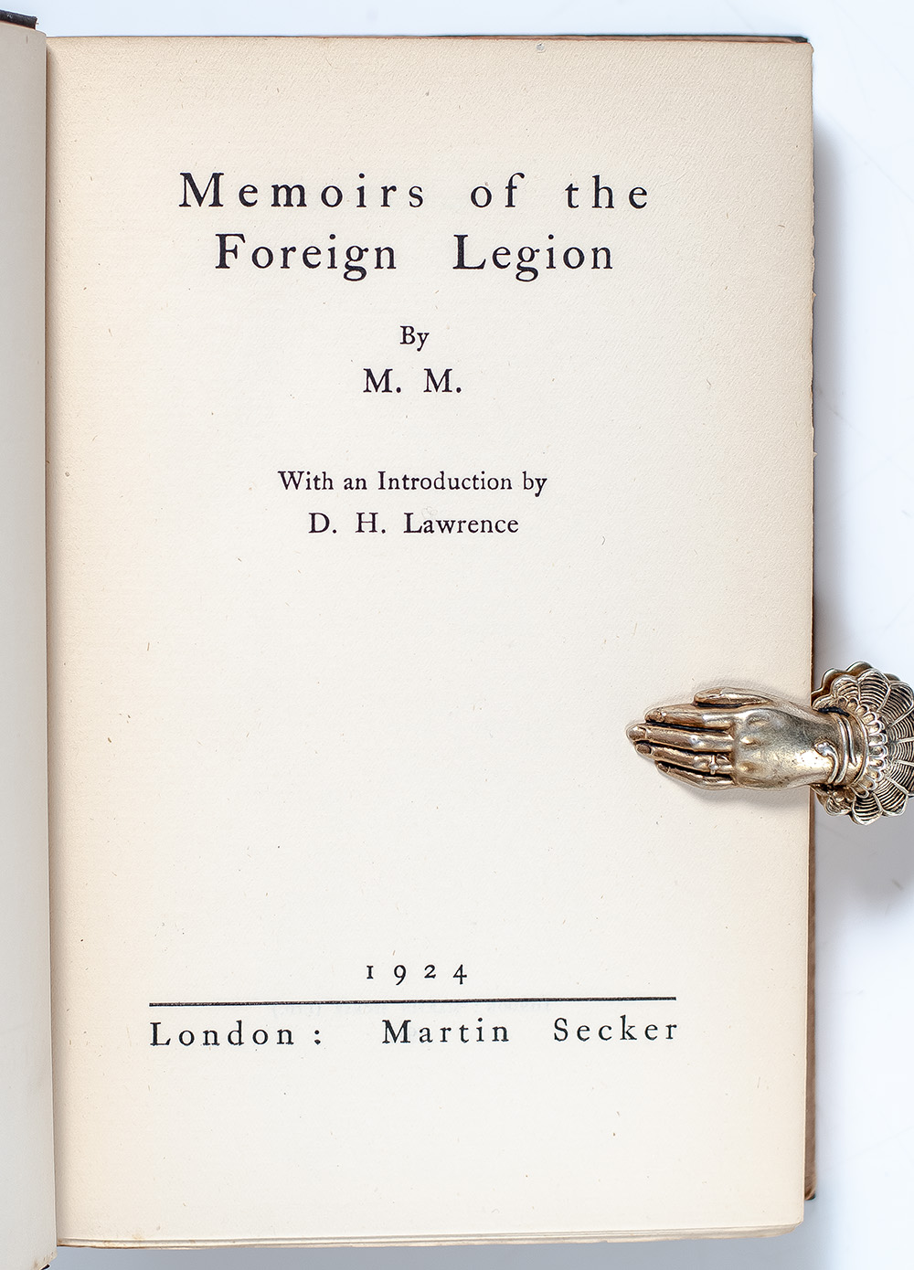 Memoirs of the Foreign Legion.