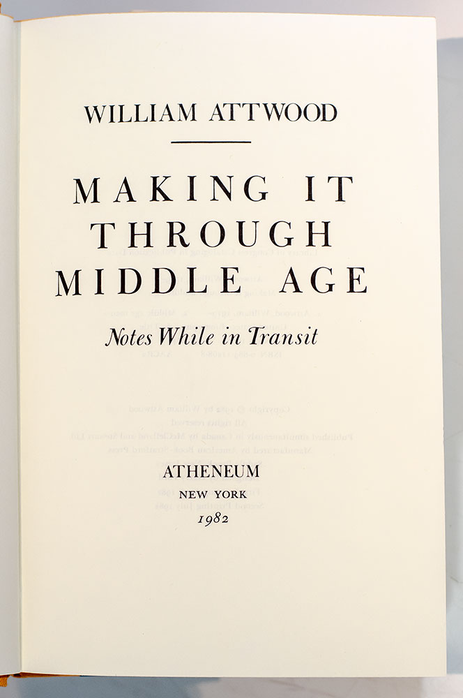 Making it Through Middle Age: Notes While in Transit.