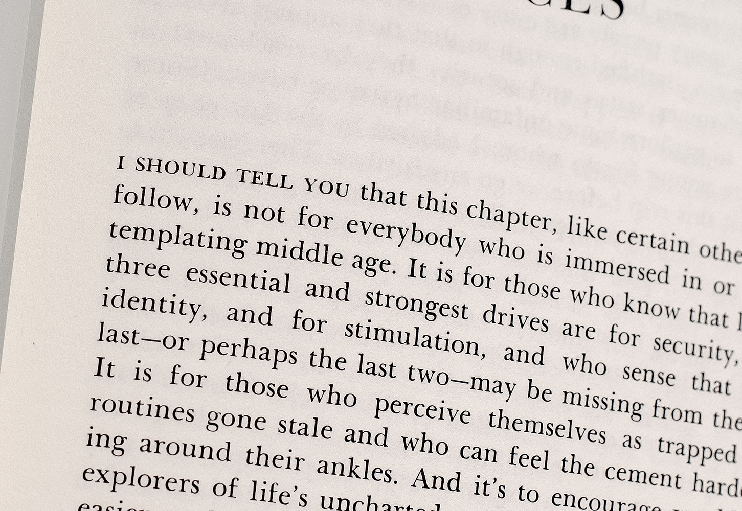 Making it Through Middle Age: Notes While in Transit.