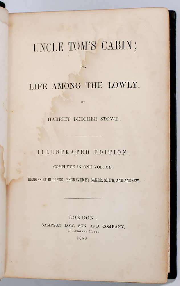 Uncle Tom's Cabin; or, Life Among the Lowly
