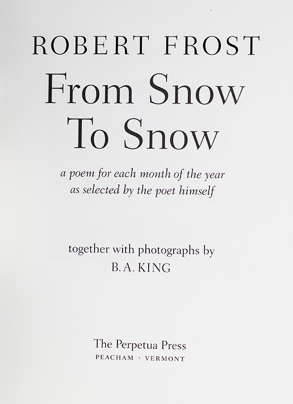 From Snow to Snow.