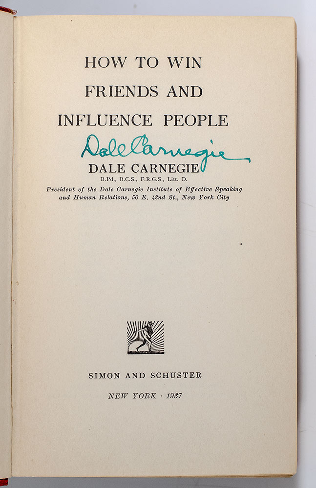 How to Win Friends and Influence People.