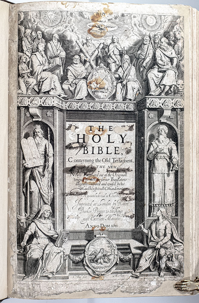 The King James "He" Bible. [The Holy Bible, Conteyning the Old Testament, and the New: Newly Translated out of the Originall tongues: & with the former Translations diligently compared and revised by his Majesties Speciall Comandement. Appointed to be read in Churches.