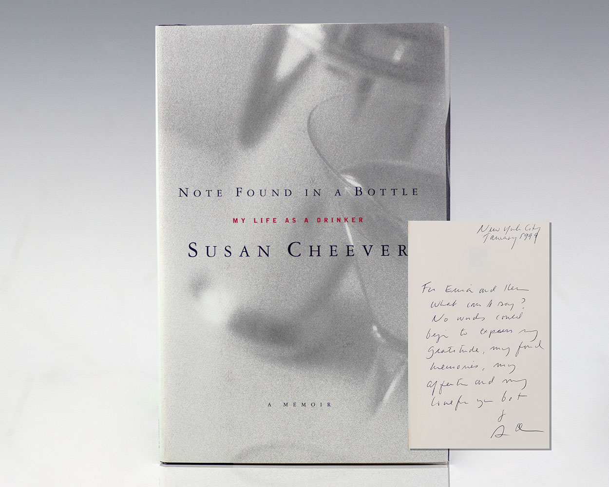 Note Found in a Bottle: My Life as a Drinker.