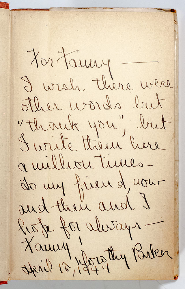 The Viking Portable Library: Dorothy Parker.