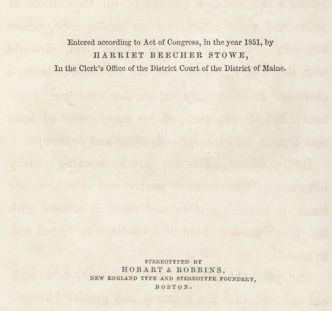 Uncle Tom’s Cabin; Or, Life Among the Lowly.