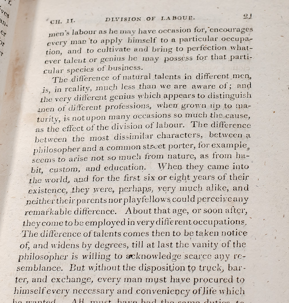 An Inquiry Into the Nature and Causes of the Wealth of Nations.