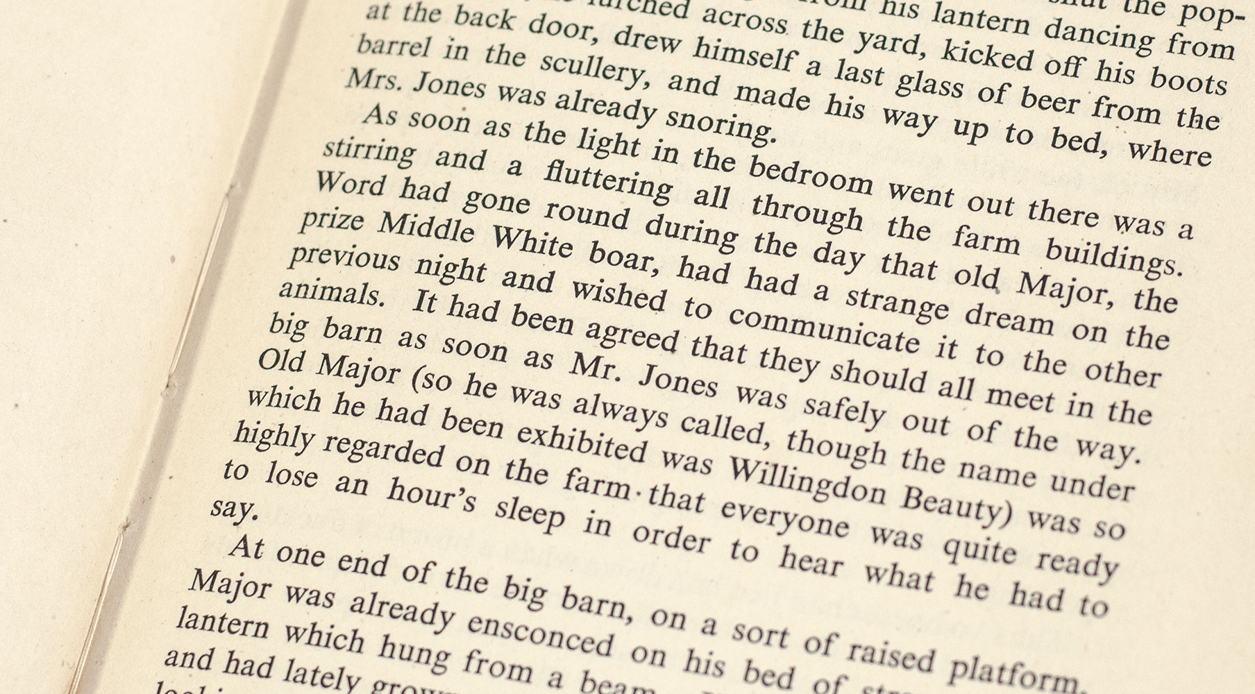 Animal Farm: A Fairy Story.