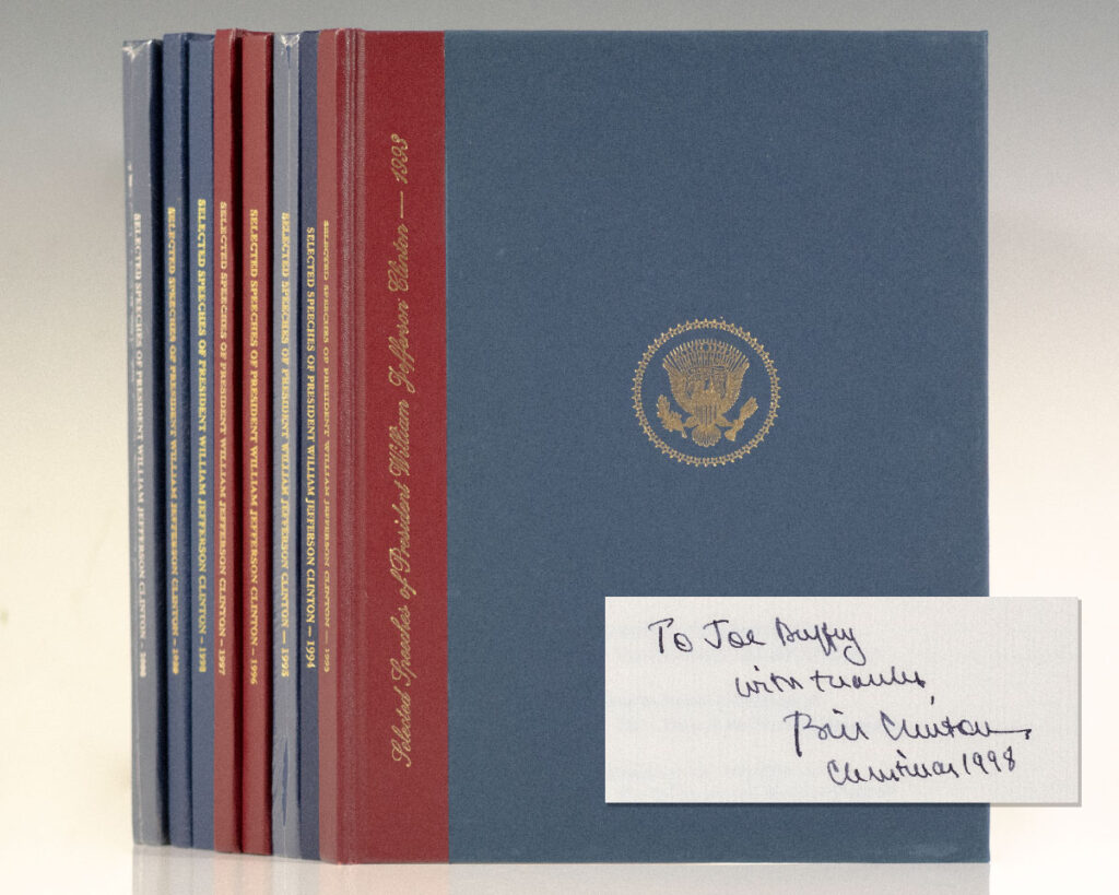 Selected Speeches of President William Jefferson Clinton 1993-2000.