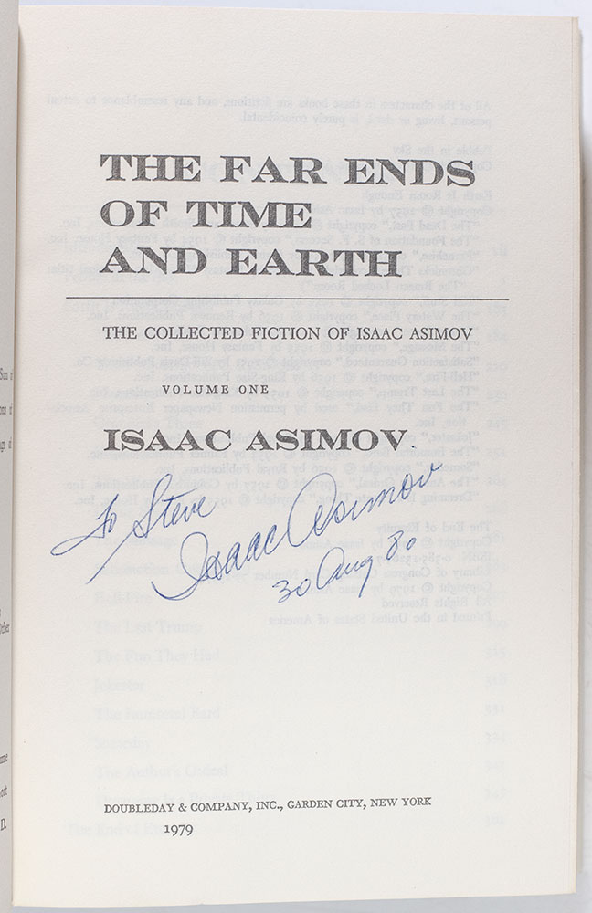 The Collected Fiction of Isaac Asimov: The Far Ends of the Earth and Prisoners of the Stars.