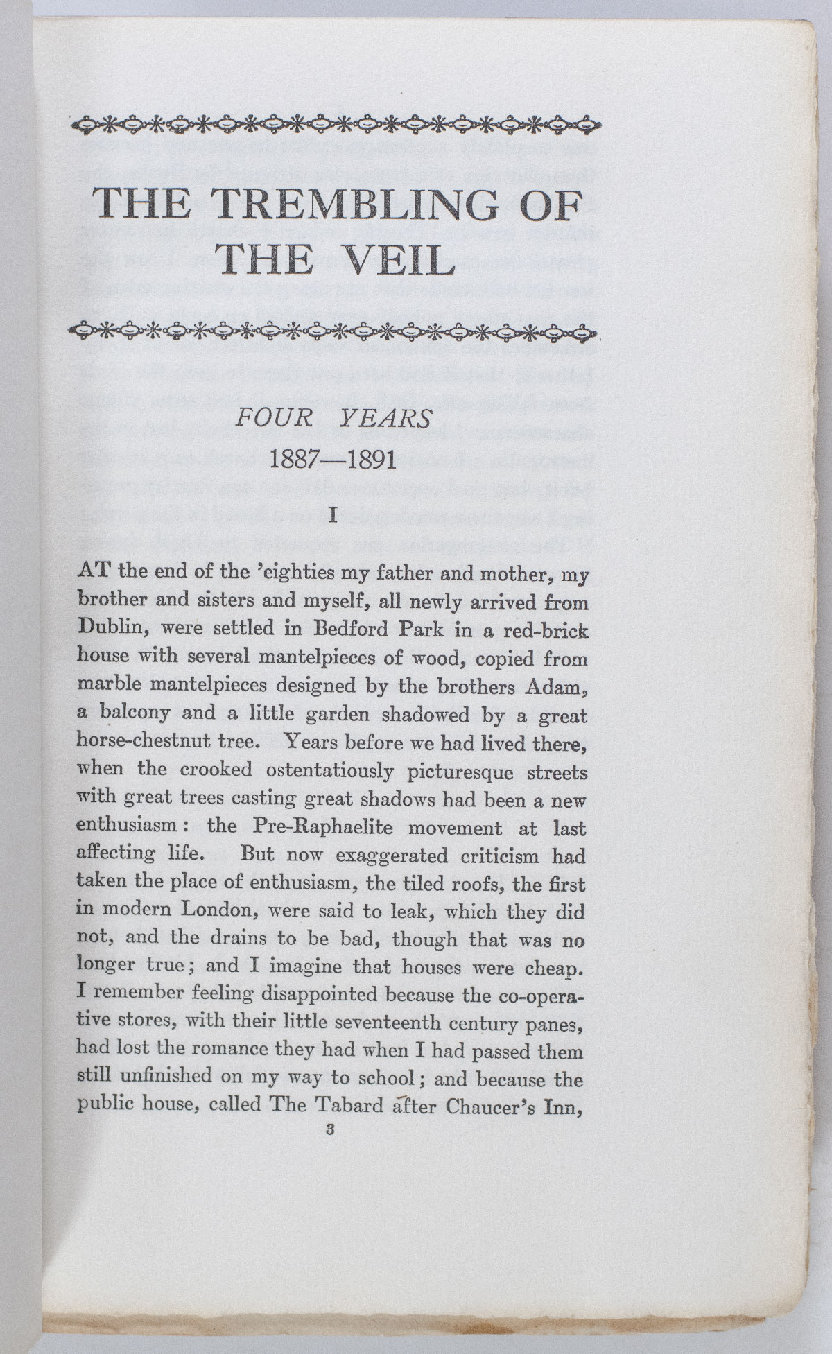 The Trembling of the Veil.
