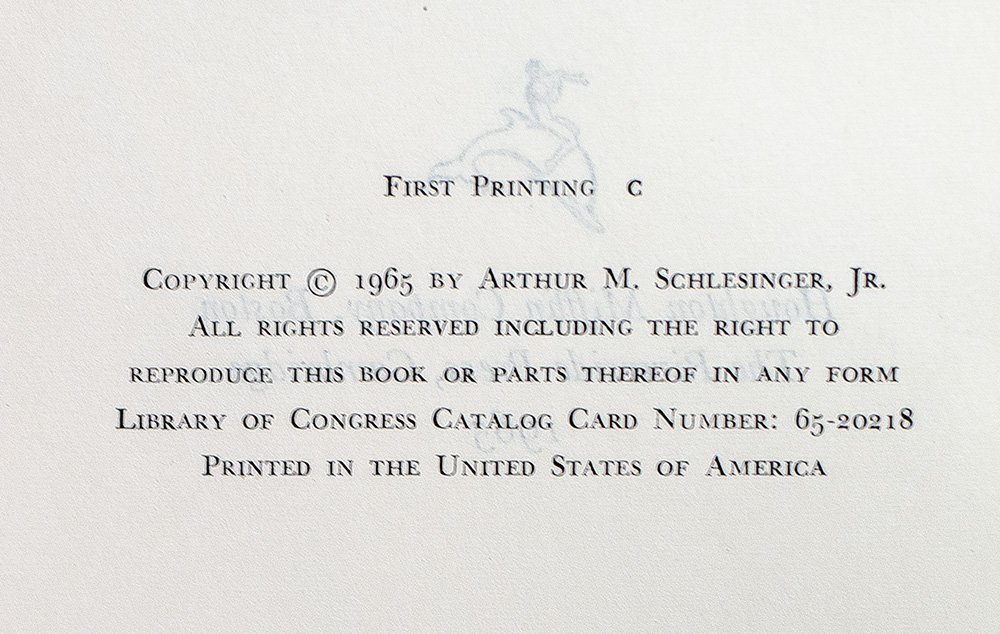 A Thousand Days: John F. Kennedy In the White House.