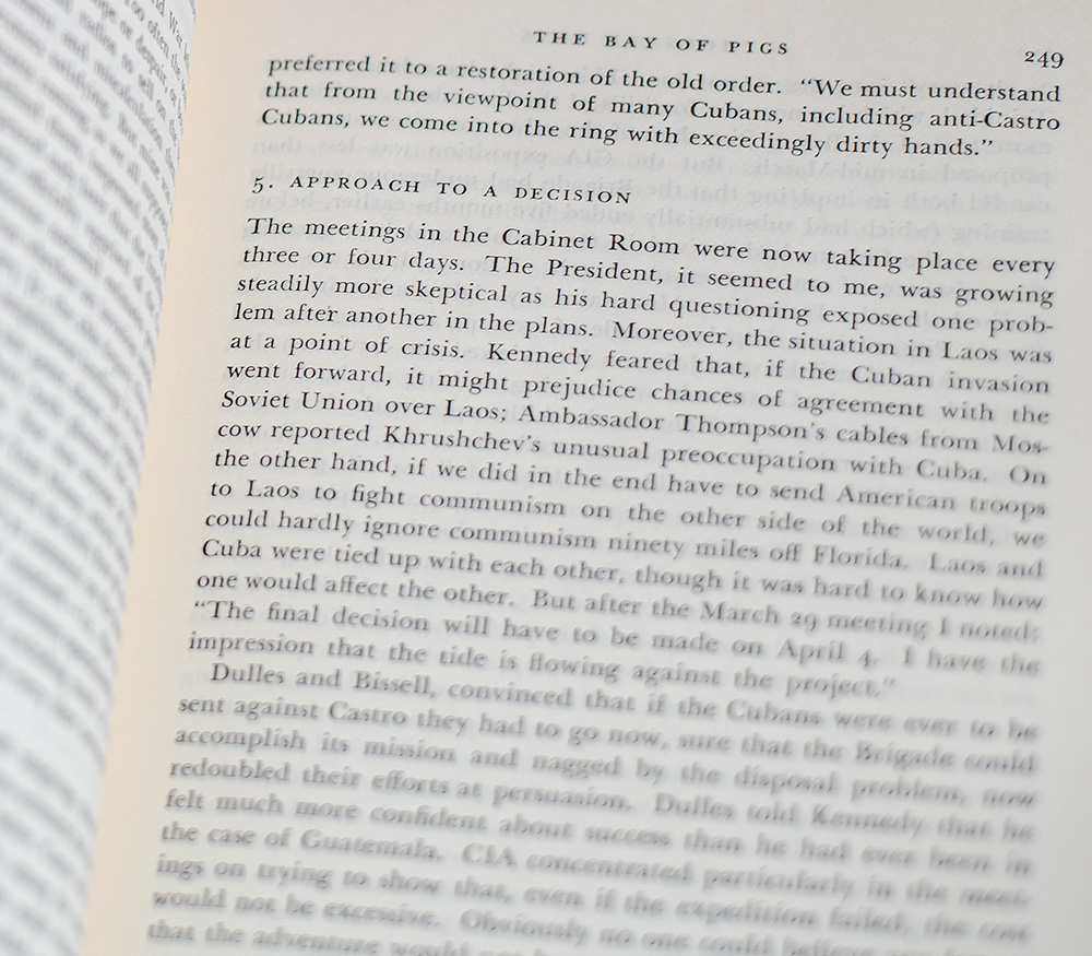 A Thousand Days: John F. Kennedy In the White House.