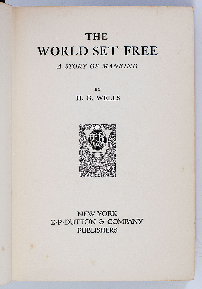 The World Set Free: A Story of Mankind.