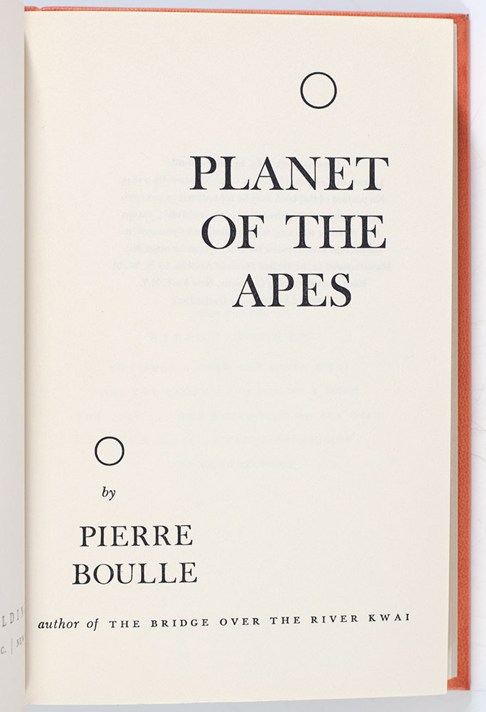 Planet of the Apes.