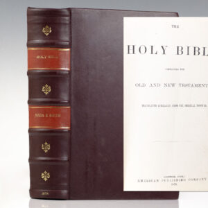 The Holy Bible: Containing The Old and New Testaments; Translated Literally From The Original Tongues.
