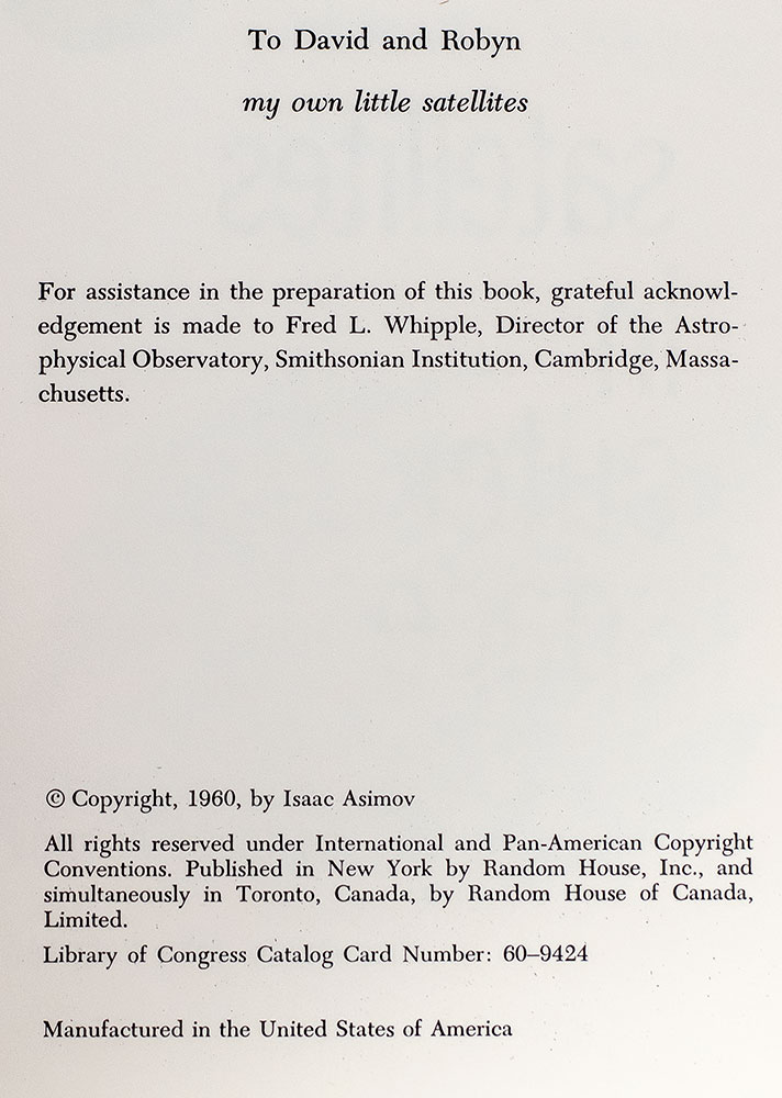 Satellites in Outer Space.