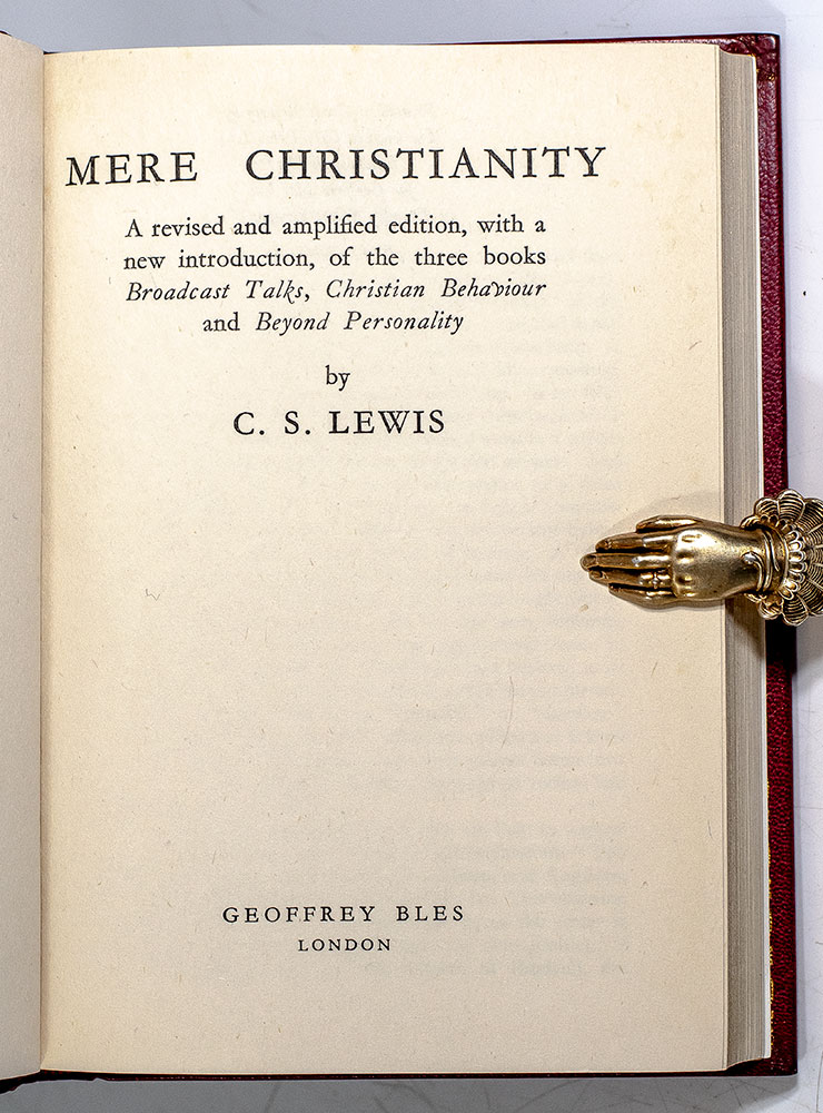 Mere Christianity.