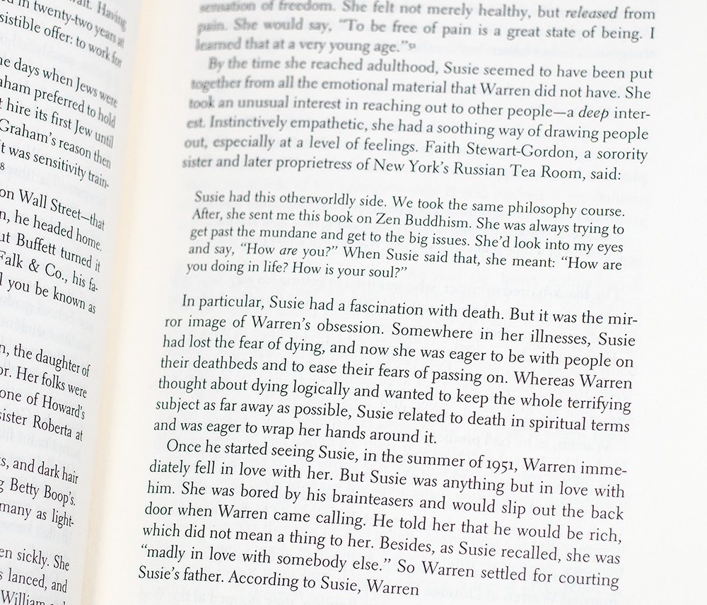 Buffett: The Making of An American Capitalist.