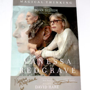 The Year of Magical Thinking: A Play by Joan Didion Signed Theatrical Poster.