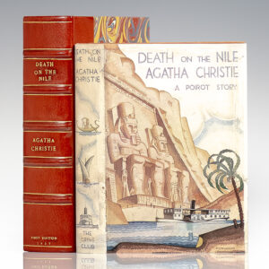 First edition of Agatha Christie's Death on the Nile; In the rare original dust jacket