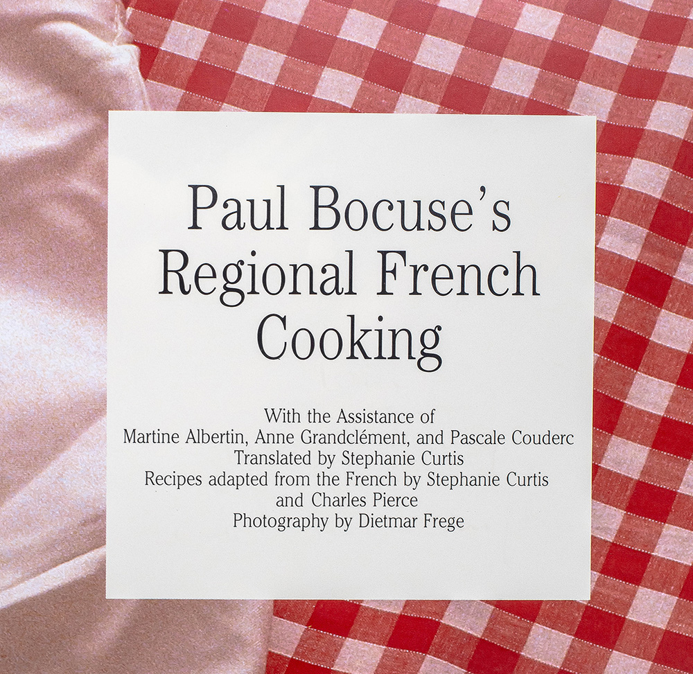 Bocuse's Regional French Cooking.