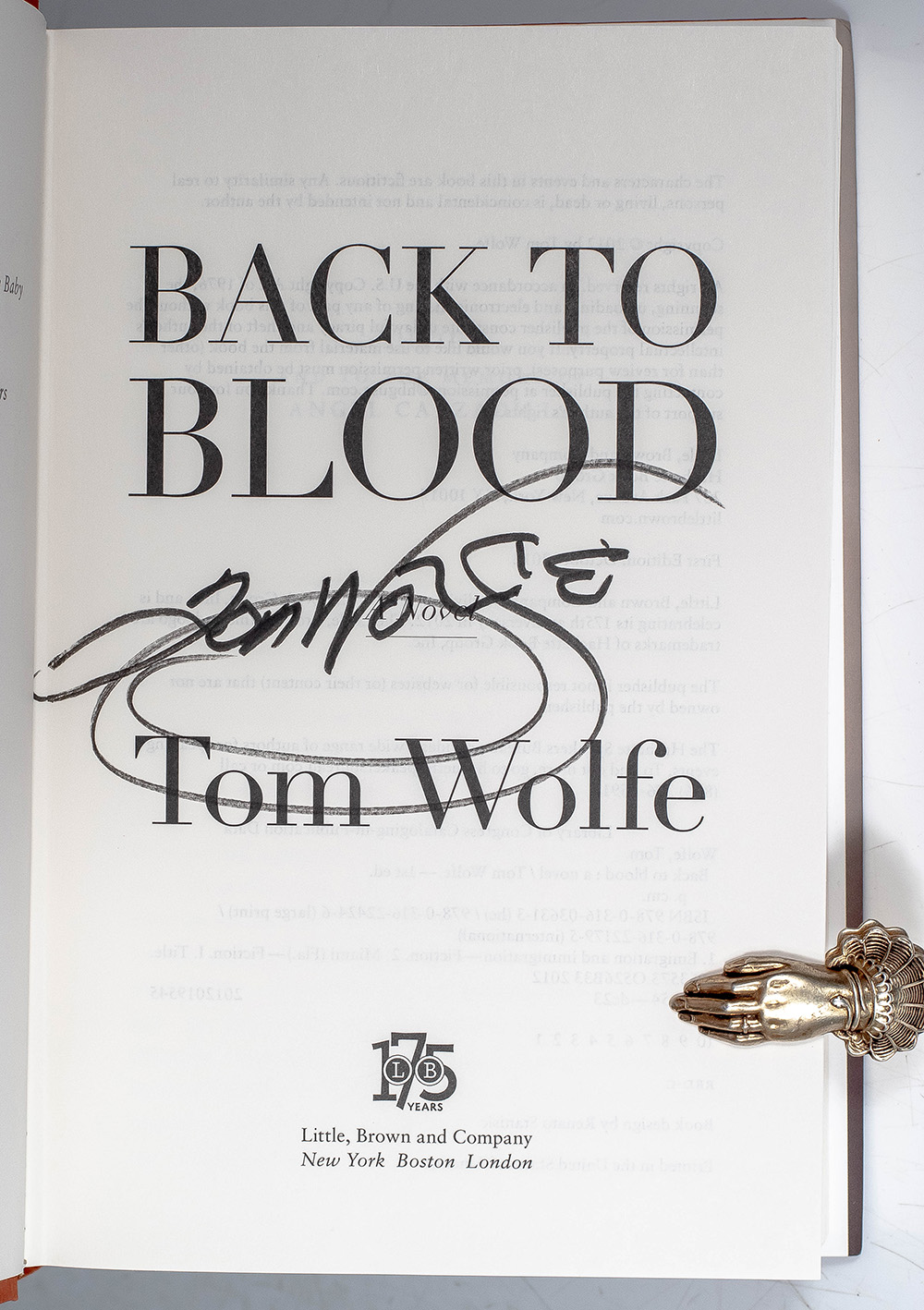 Back To Blood: A Novel.