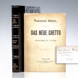 Das Neue Ghetto: Schauspiel in 4 Acten. [The New Ghetto: A Play in 4 Acts].