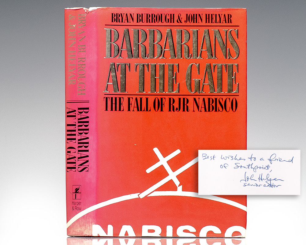 Barbarians at the Gate: The Fall of RJR Nabisco.