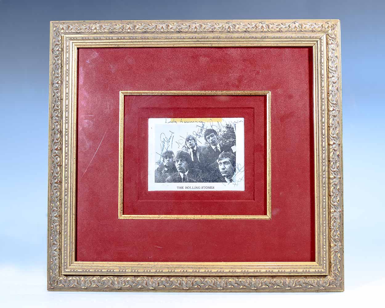 1963 Rolling Stones Signed Decca Records Publicity Card.