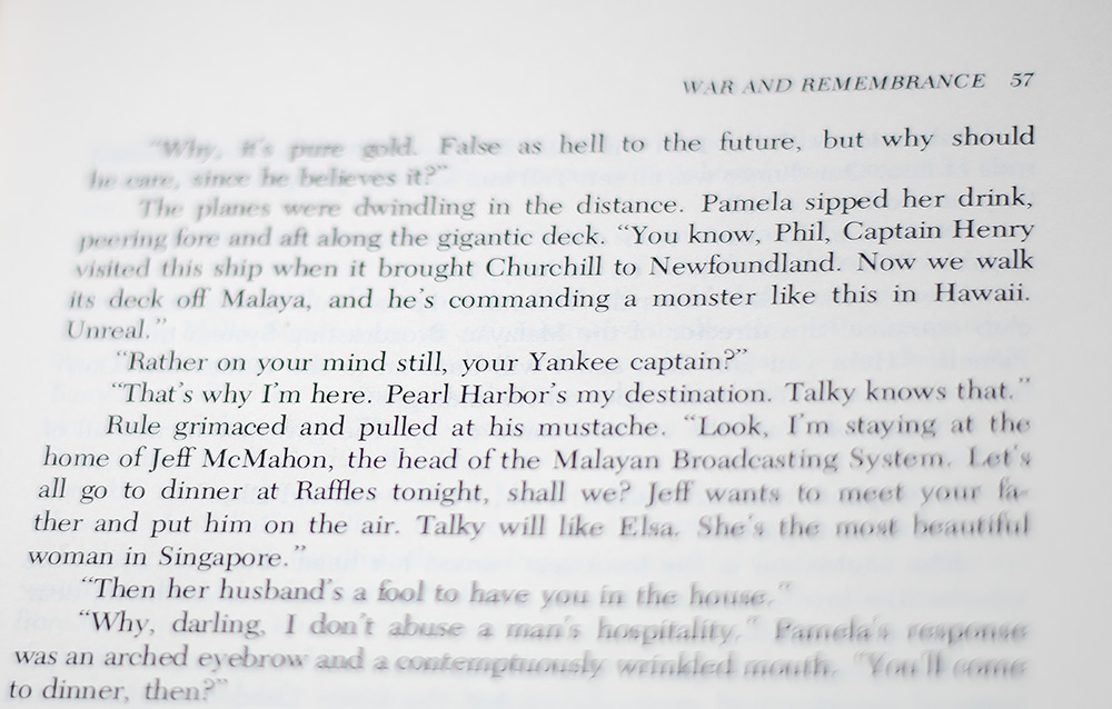 War and Remembrance.