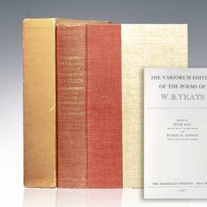 The Variorum Edition of the Poems of W.B. Yeats.