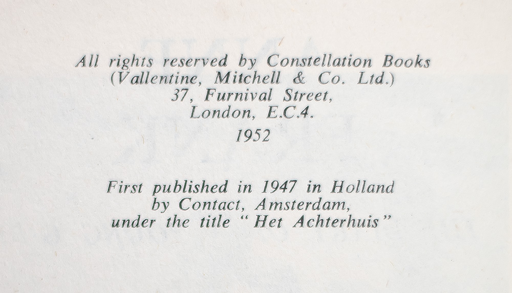 Anne Frank: The Diary of a Young Girl.