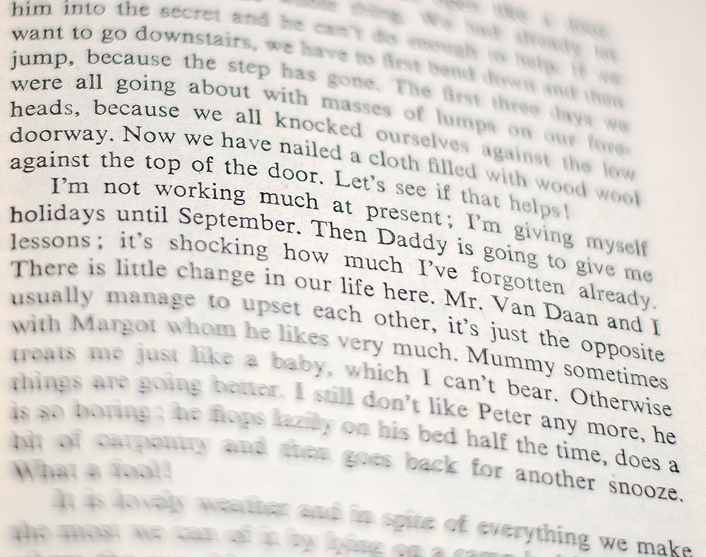 Anne Frank: The Diary of a Young Girl.