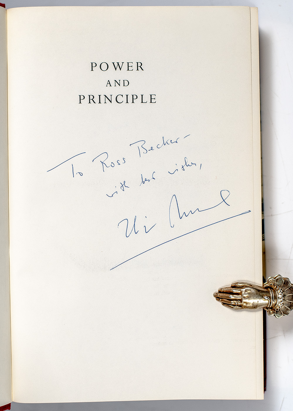 Power and Principle: Memoirs of the National Security Adviser 1977-1981.