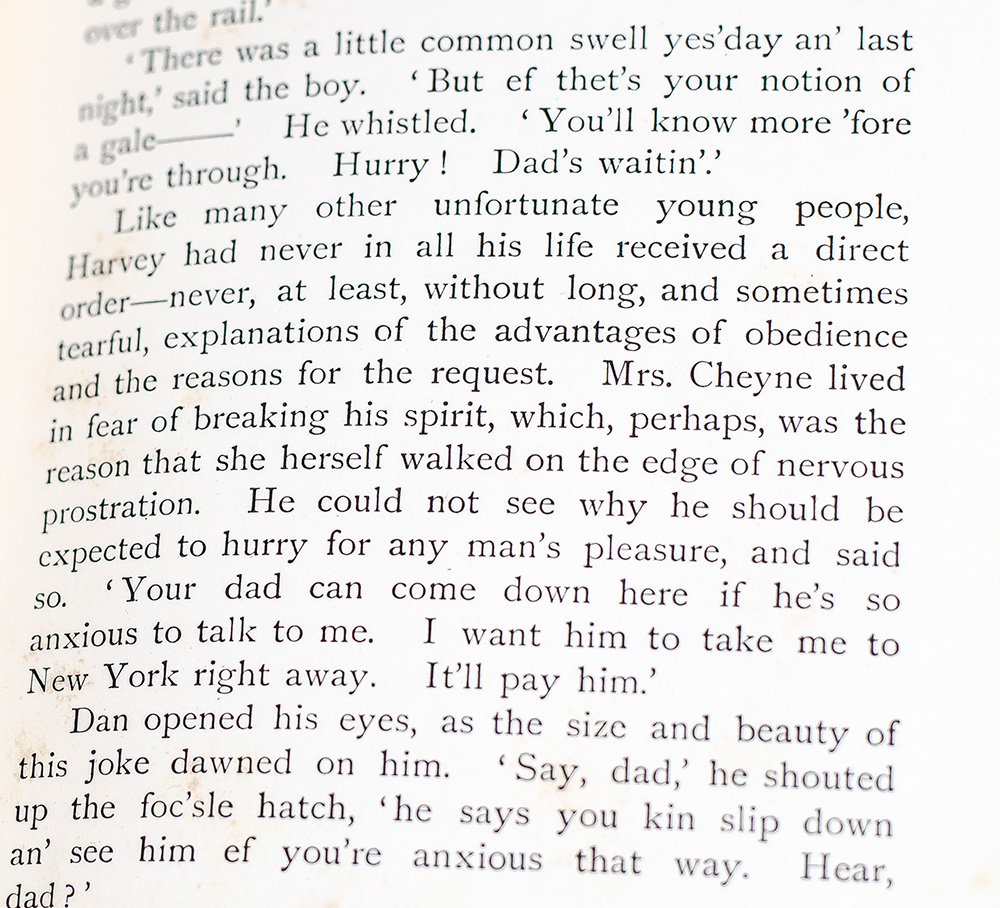 Captains Courageous. A Story of the Grand Banks.