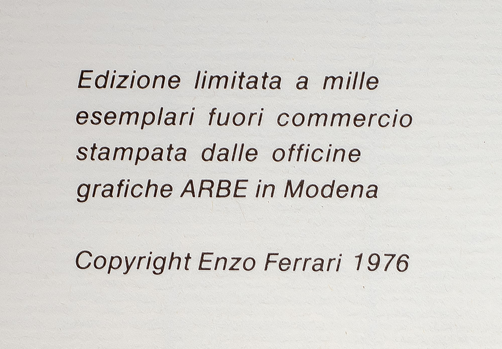 Il Flobert: Enzo Ferrari.