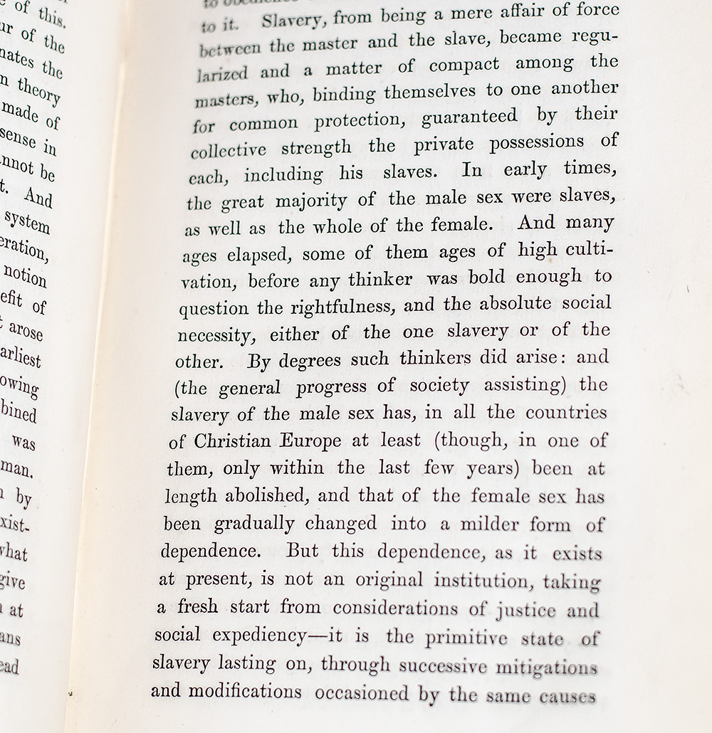 The Subjection of Women.