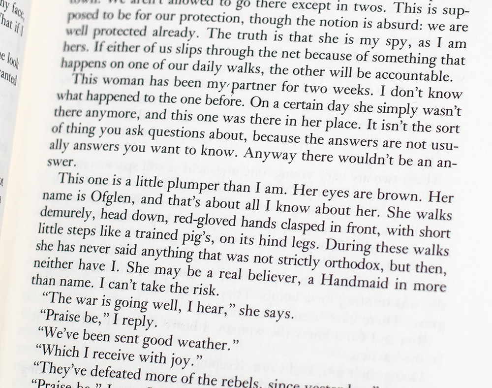 The Handmaid's Tale.