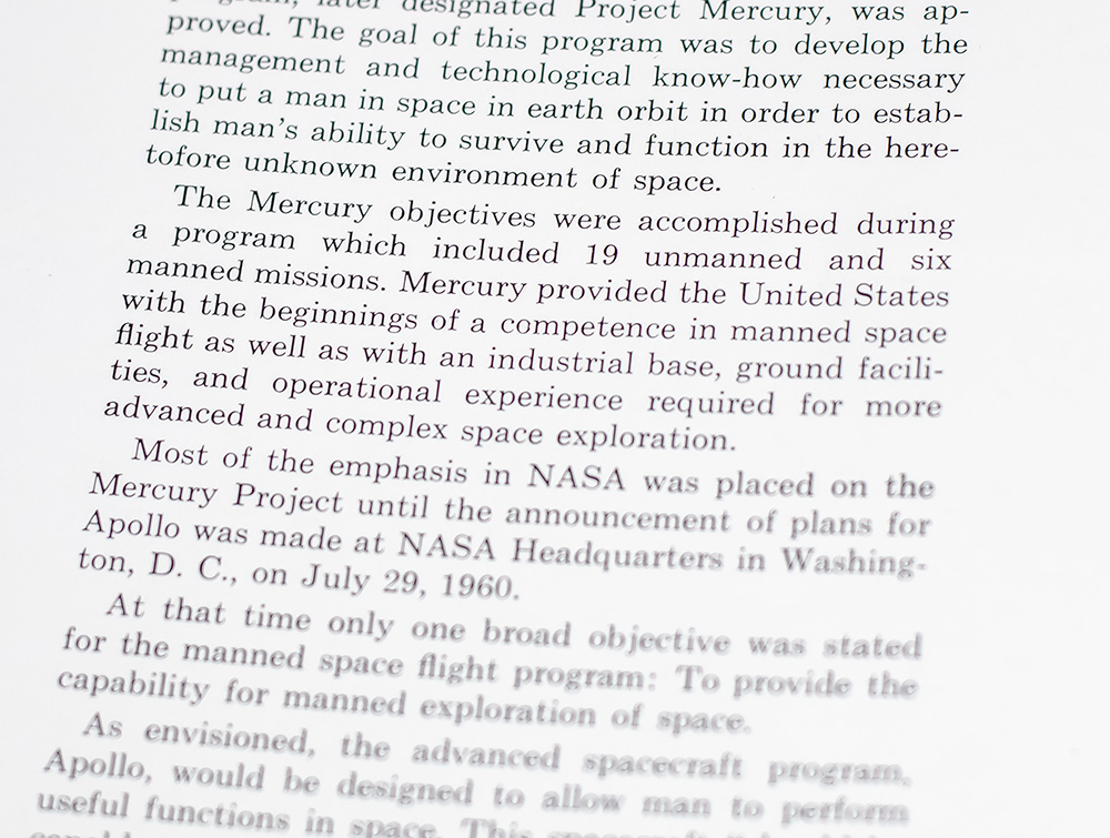 Man on the Moon: A Picture Chronology of Man in Space Exploration.