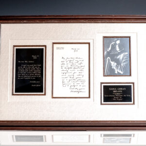 Kahlil Gibran Autograph Letter Signed.