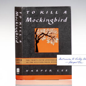 To Kill A Mockingbird.