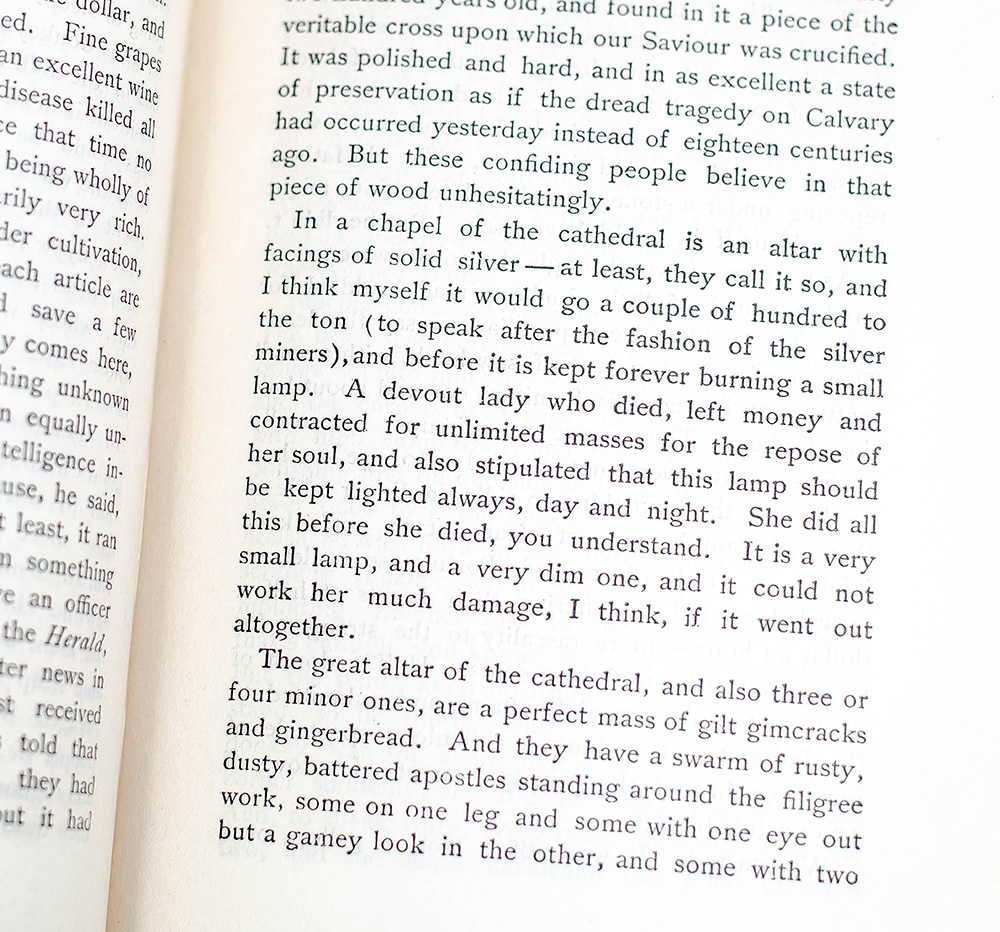 The Innocents Abroad, Or The New Pilgrims’ Progress.