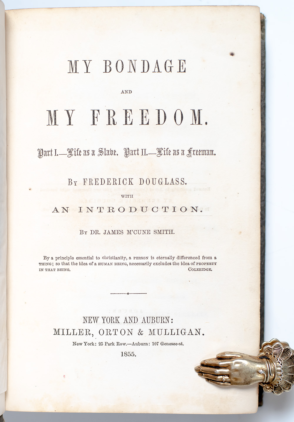 My Bondage and Freedom.