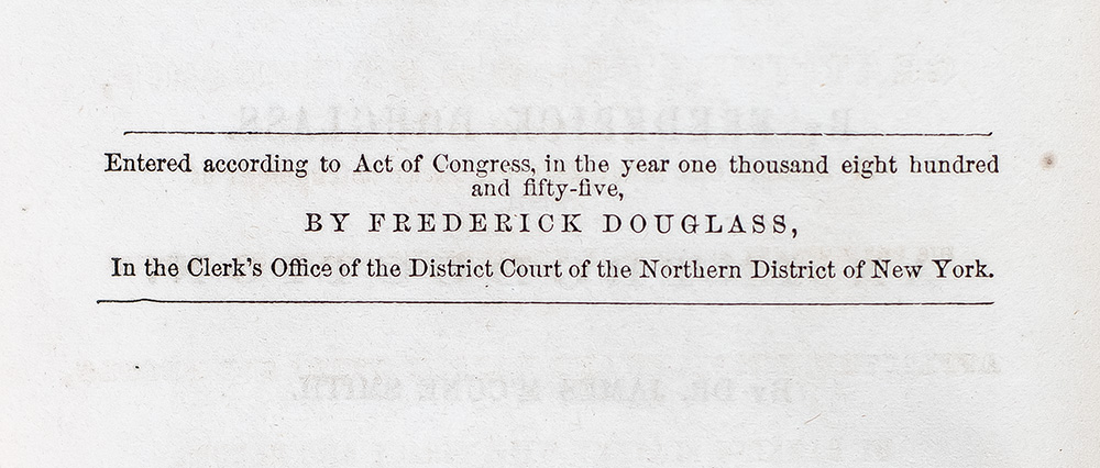 My Bondage and Freedom.