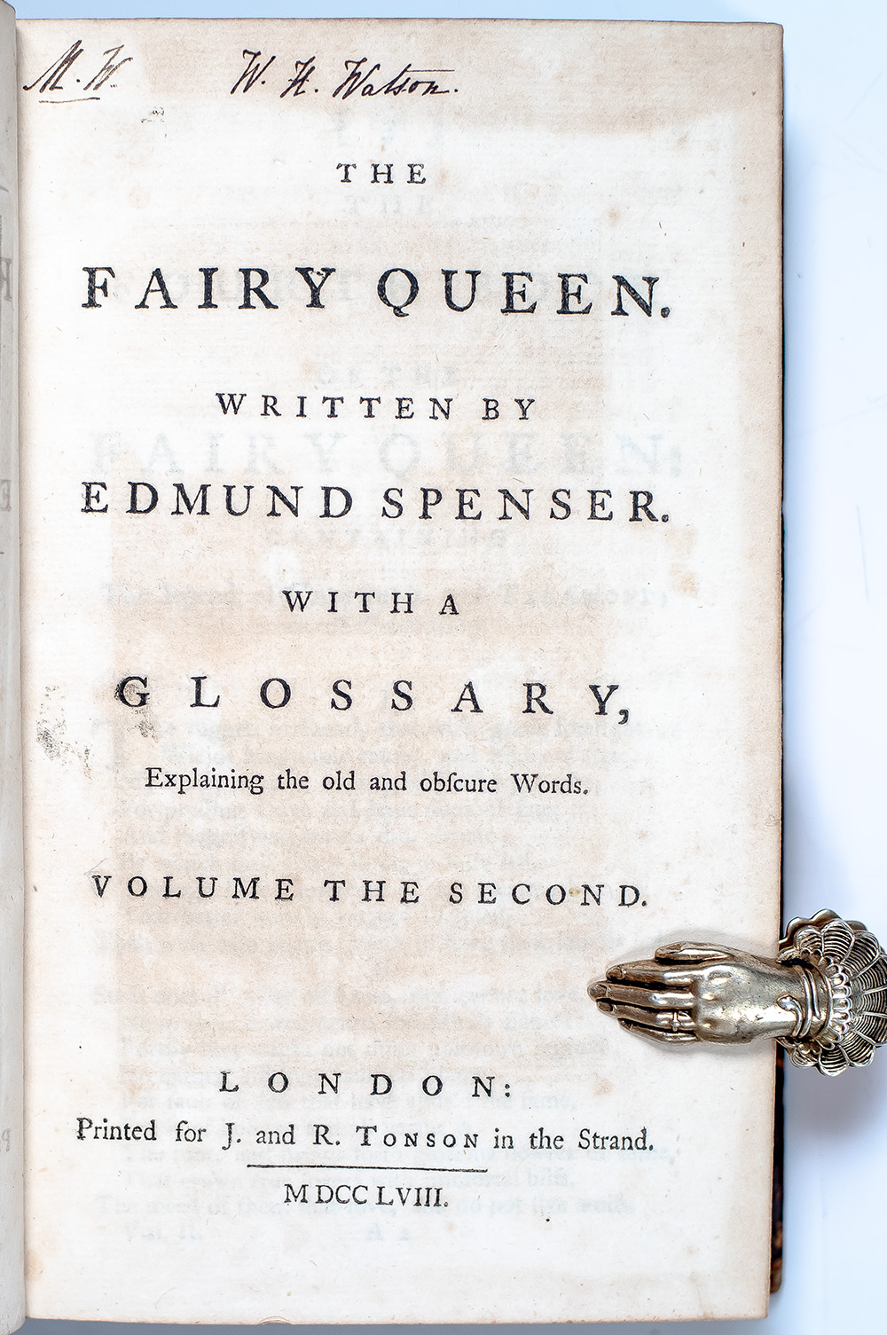 The Fairy Queen. With a Glossary, Explaining the Old and Obscure Words.