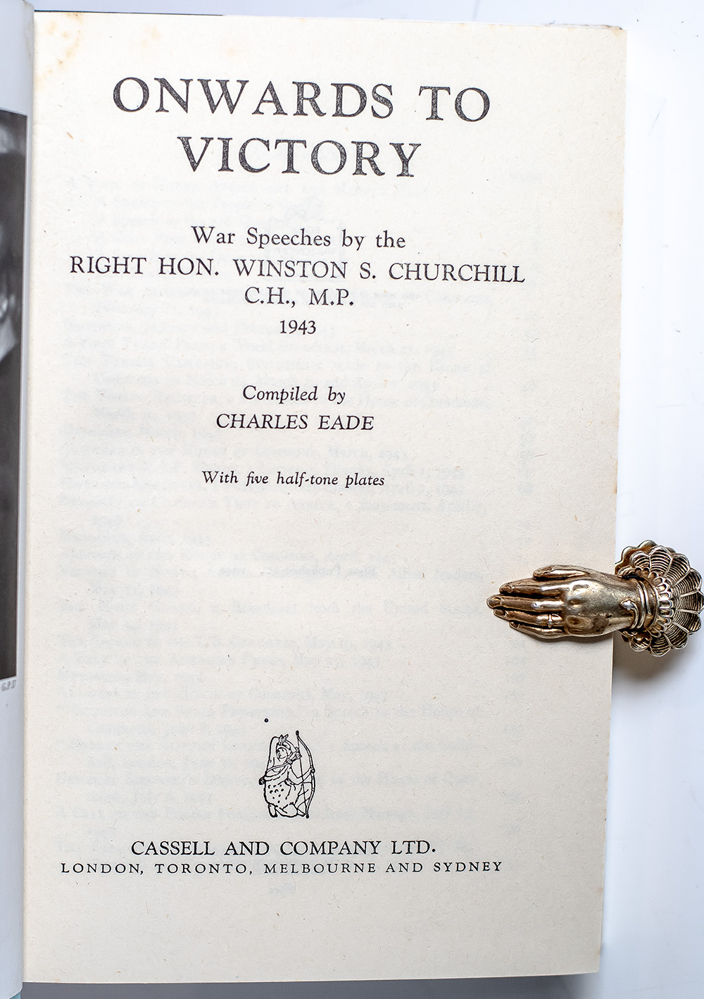 Winston Churchill's War Speeches: Into Battle, The Unrelenting Struggle, The End of the Beginning, Onwards to Victory, The Dawn of Liberation, Victory, Secret Session Speeches.