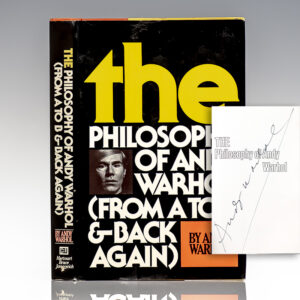 The Philosophy of Andy Warhol (From A to B and Back Again).